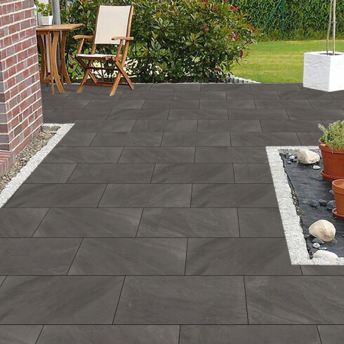 PORCELANATO 30X60 8.5MM ANTIDESLIZANTE GAMAS DE GRIS PIEDRAS GAMAS DE GRIS