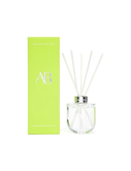 DIFUSOR DE AROMA 200ML LEMONGRASS/GINGER BLANCO DIFUSOR DE AROMA 200ML LEMONGRASS/GINGER BLANCO