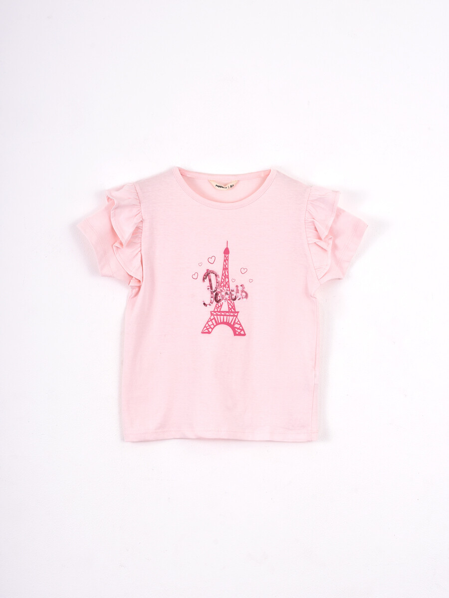 REMERA CUTE - ROSA CLARO 
