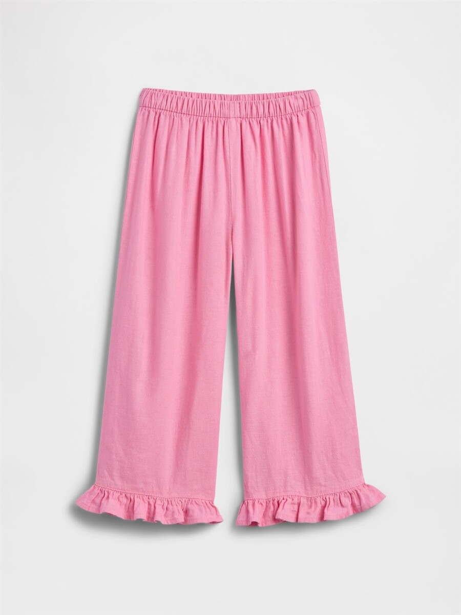 Pantalón De Lino Mujer - Parisian Pink 