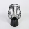 LAMPARA LED METAL NEGRO 16X24.5CM Unica