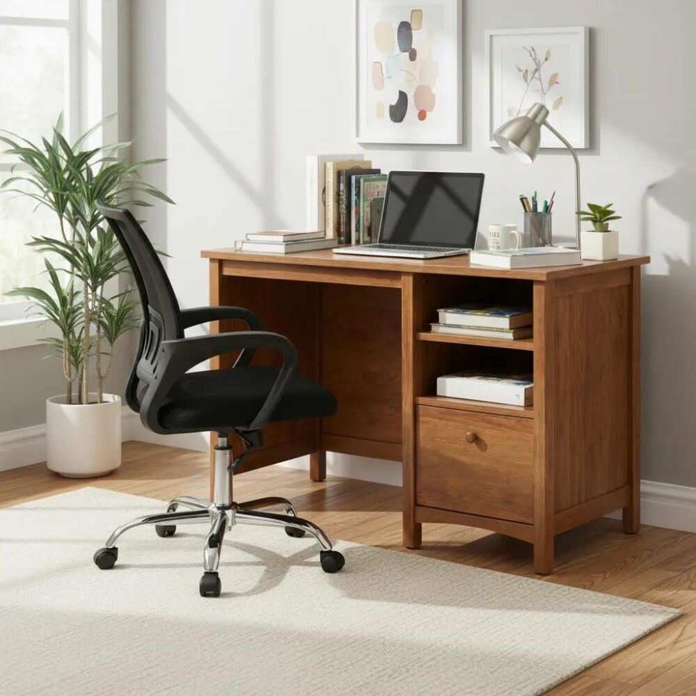 Combo Escritorio + Silla de Oficina - Union Plain Combo Escritorio + Silla de Oficina - Union Plain