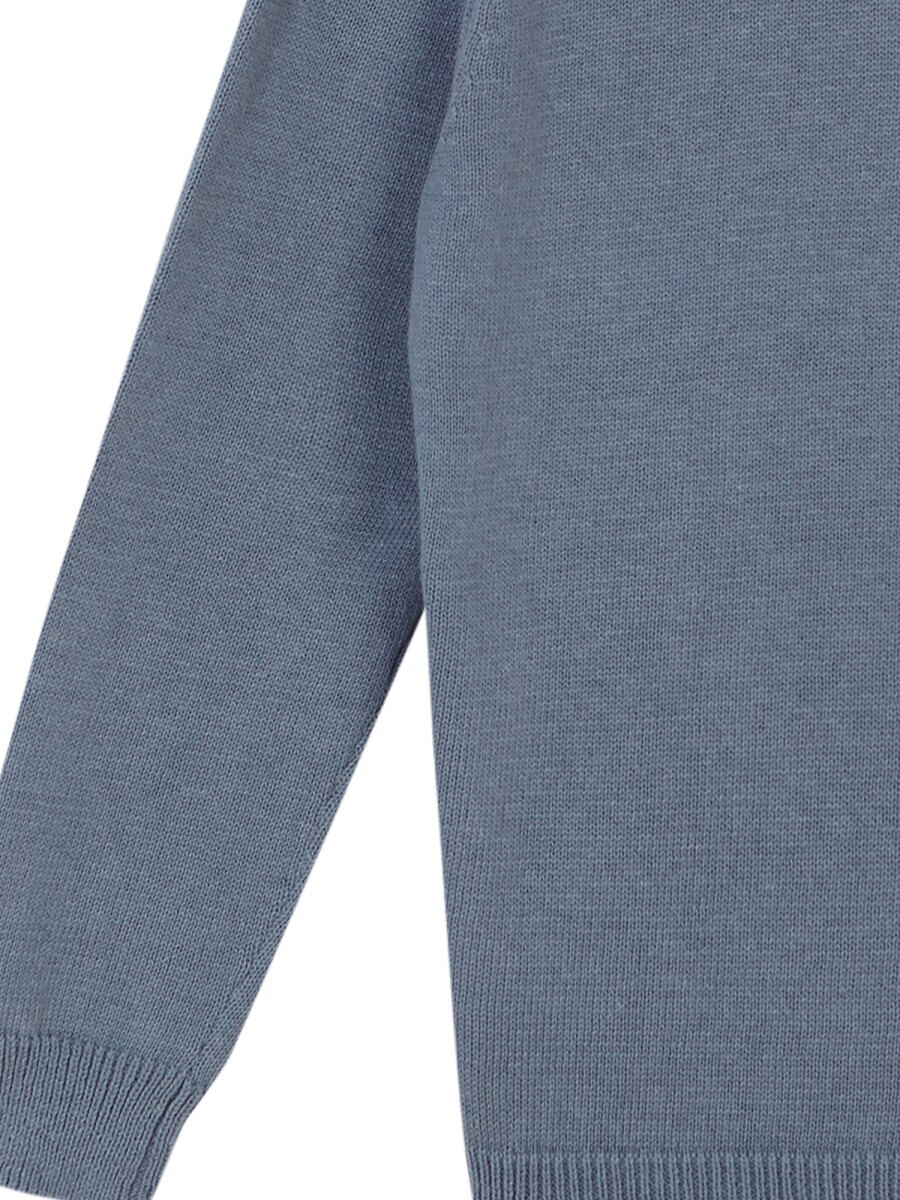 Jersey Cuello Pico Gris