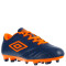 Championes de Fútbol 11 Infantiles Umbro Classico II HG Azul Marino - Anaranjado