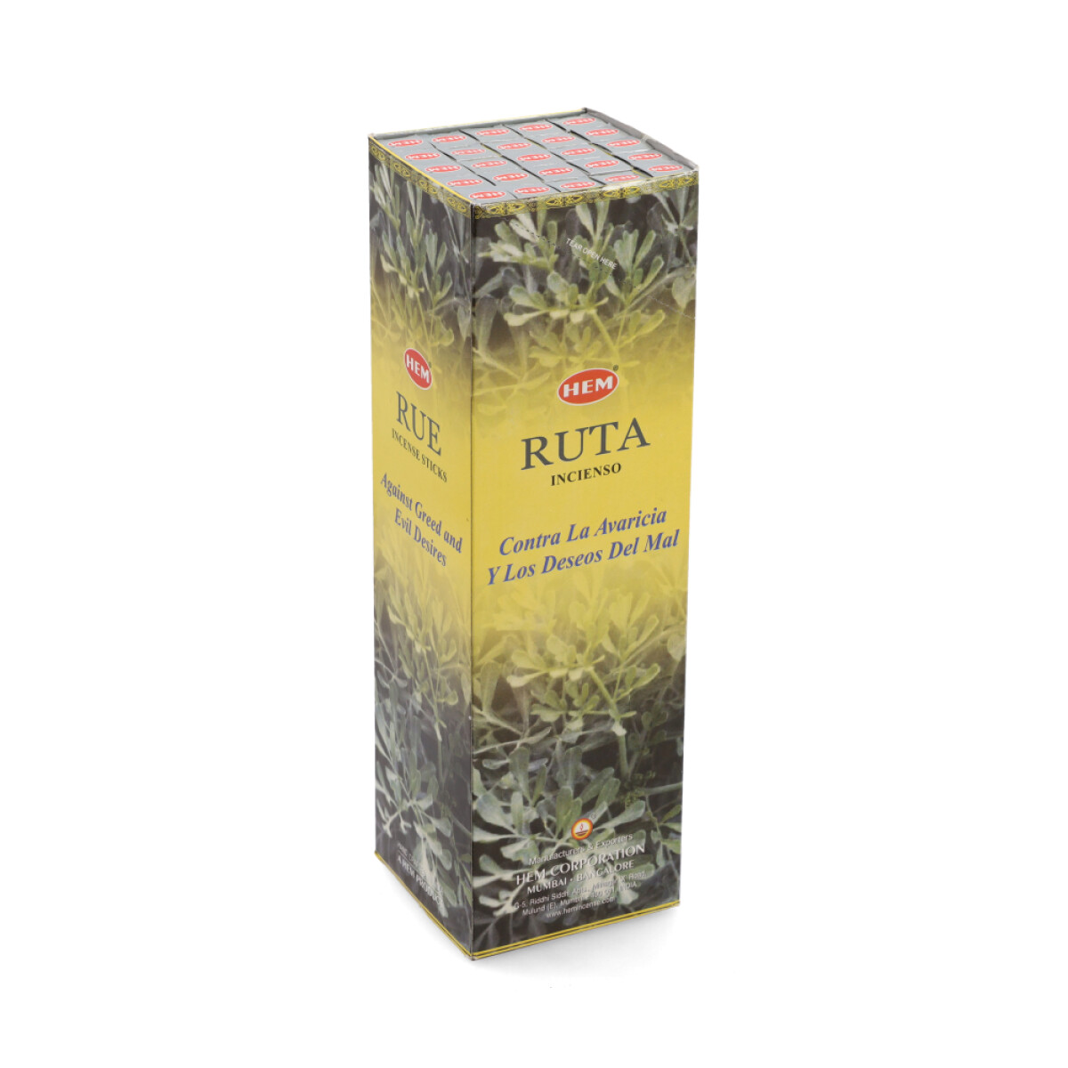 INCIENSO HEM CAJA COMÚN X25 - Ruda 