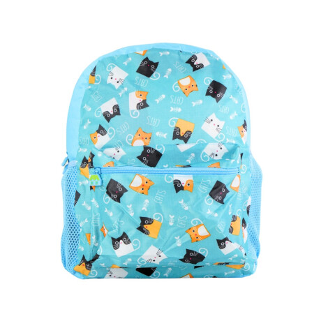 Mochila celeste Cats Mochila celeste Cats