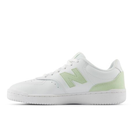 Championes New Balance de Dama - 80 - BBW80ADG WHITE/GREEN