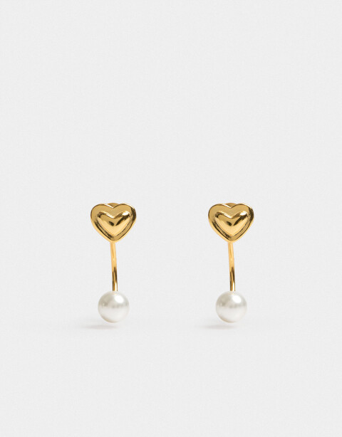 Aros Pasantes Perlas Aros Pasantes Plata 925 - Dorado