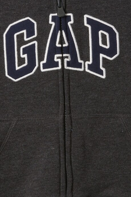 Canguro Con Cierre Logo Gap Toddler Niño B85 Charcoal Heather