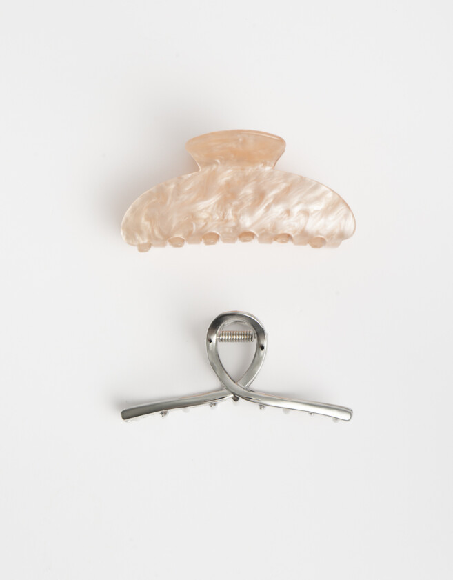 Broches Sets Carey Set De Broches - Combinacion Bicolor