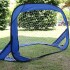 Arco Futbol Plegable Infantil Tela Oxford Facil Armado Niños Variante Color Azul