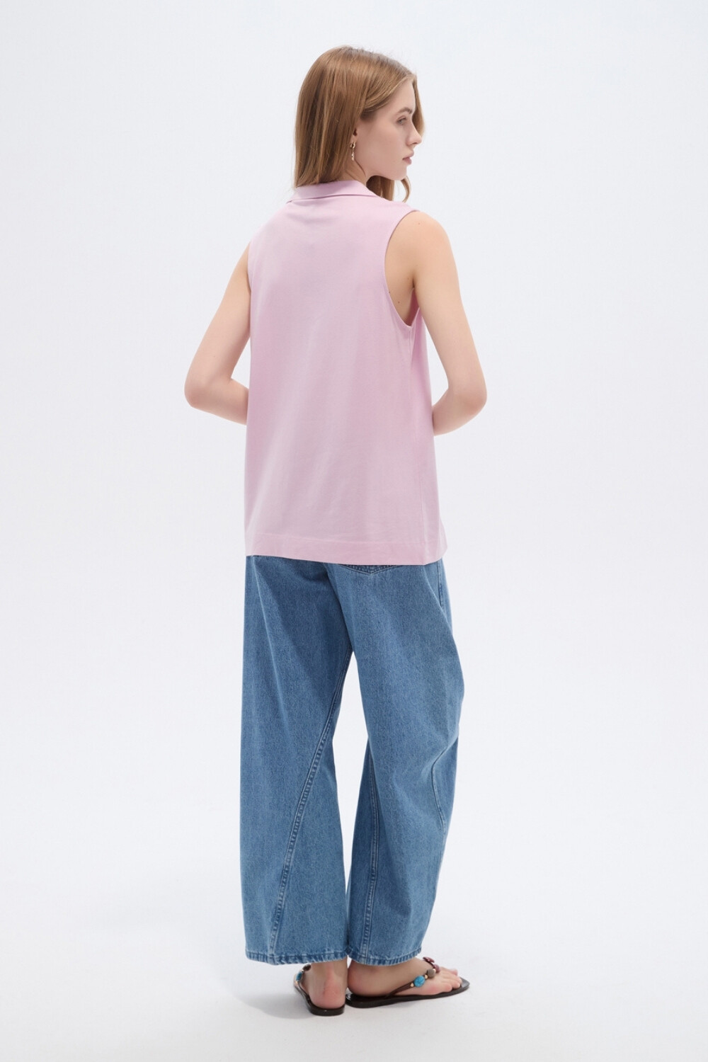 Musculosa Bek Rosa Viejo