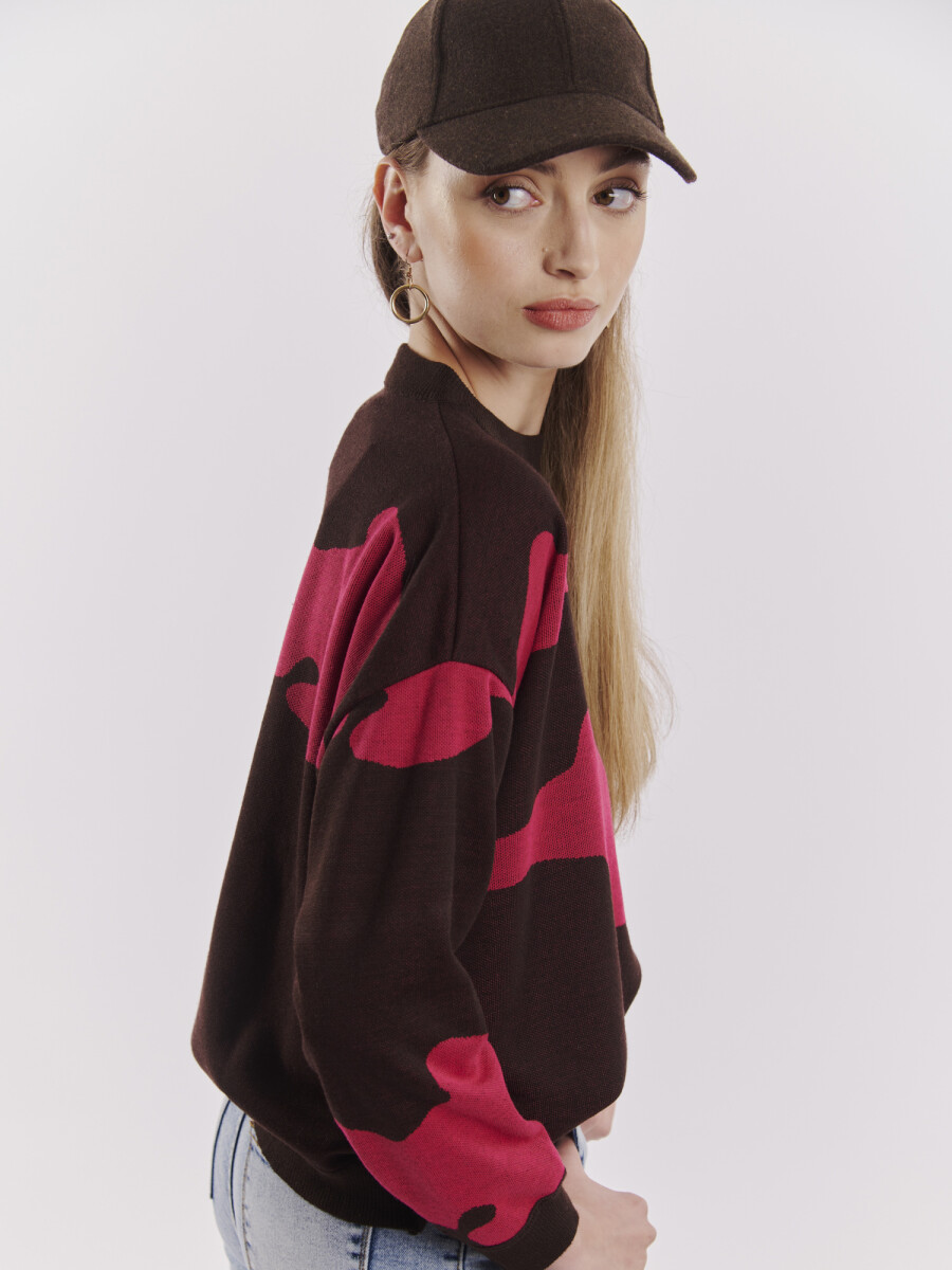 Buzo Jacquard - Chocolate 