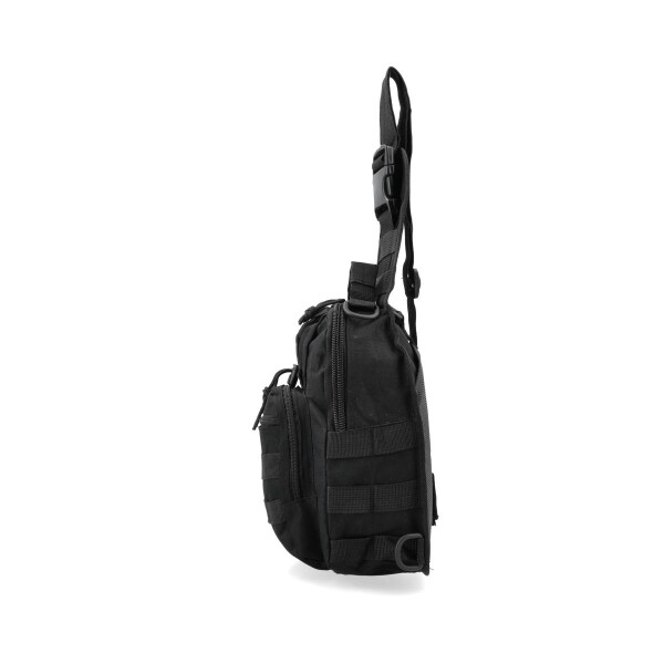 Morral Pechera Tactico Militar Bolso Cruzado Bandolera Molle Color Negro Lisa Clemur Morral Pechera Tactico Militar Bolso Cruzado Bandolera Molle Color Negro Lisa Clemur