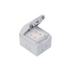 CAJA IP54 CON 2 TOMAS MODULAR Caja Ip54 Con 2 Tomas Modular