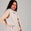 Chaleco de Piel Slowly Off White