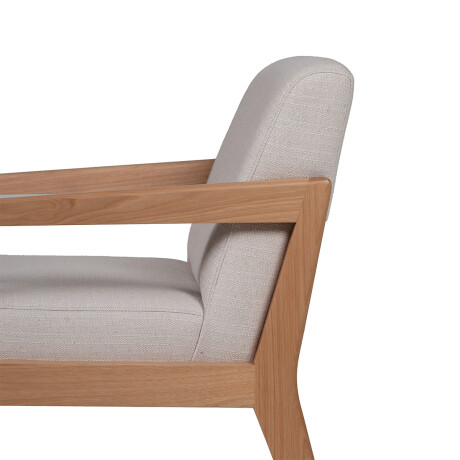 Butaca Zara - Tela Rústica 218-G2 (Cruda)