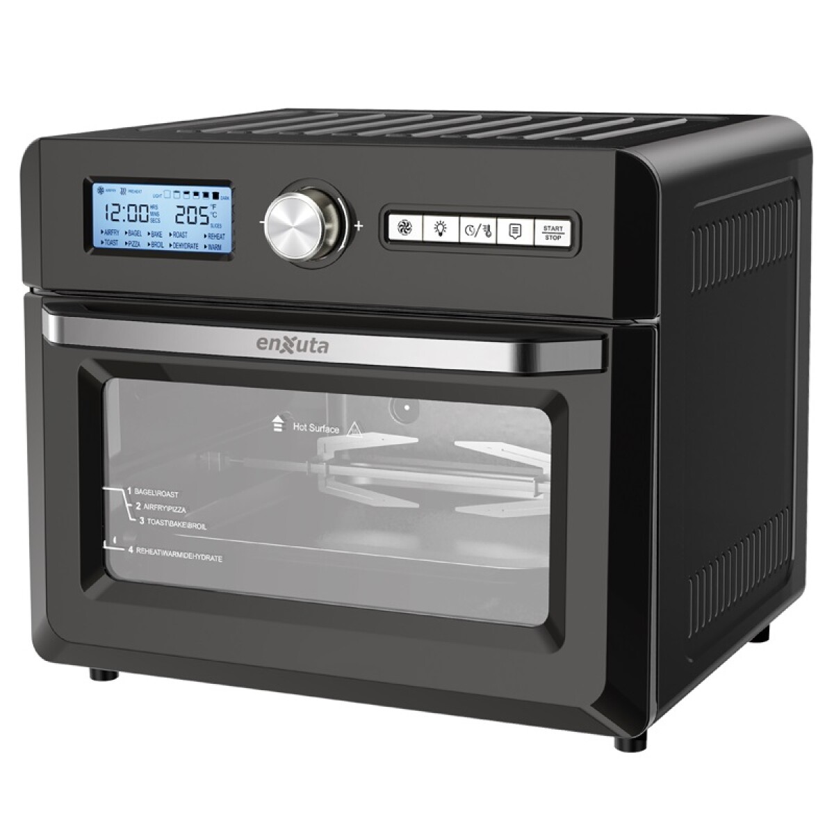 HORNO ELECTRICO MULTIFUNCION FREIDORA SIN ACEITE 18 LT ENXUTA 