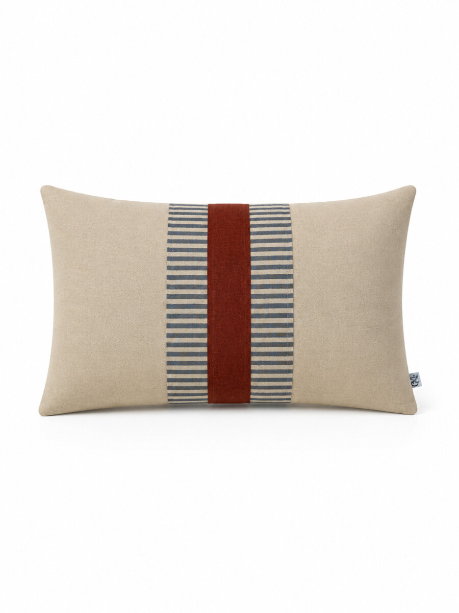 FUNDA DE ALMOHADON DIJON - TERRACOTA 