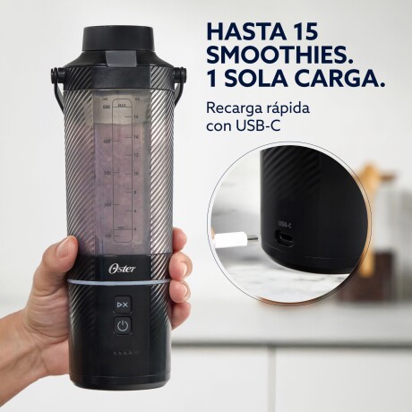 Licuadora Portátil Oster GoMax 590ml NEGRA