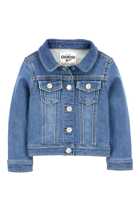 Campera jean clásica Sin color