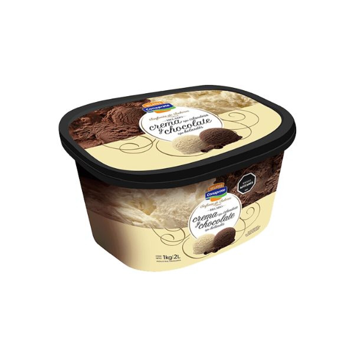 HELADO CONAPROLE 2L SINFONIA CREMA IRLANDESA Y CHOCO 