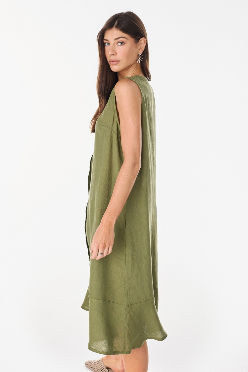 Vestido Henna Verde