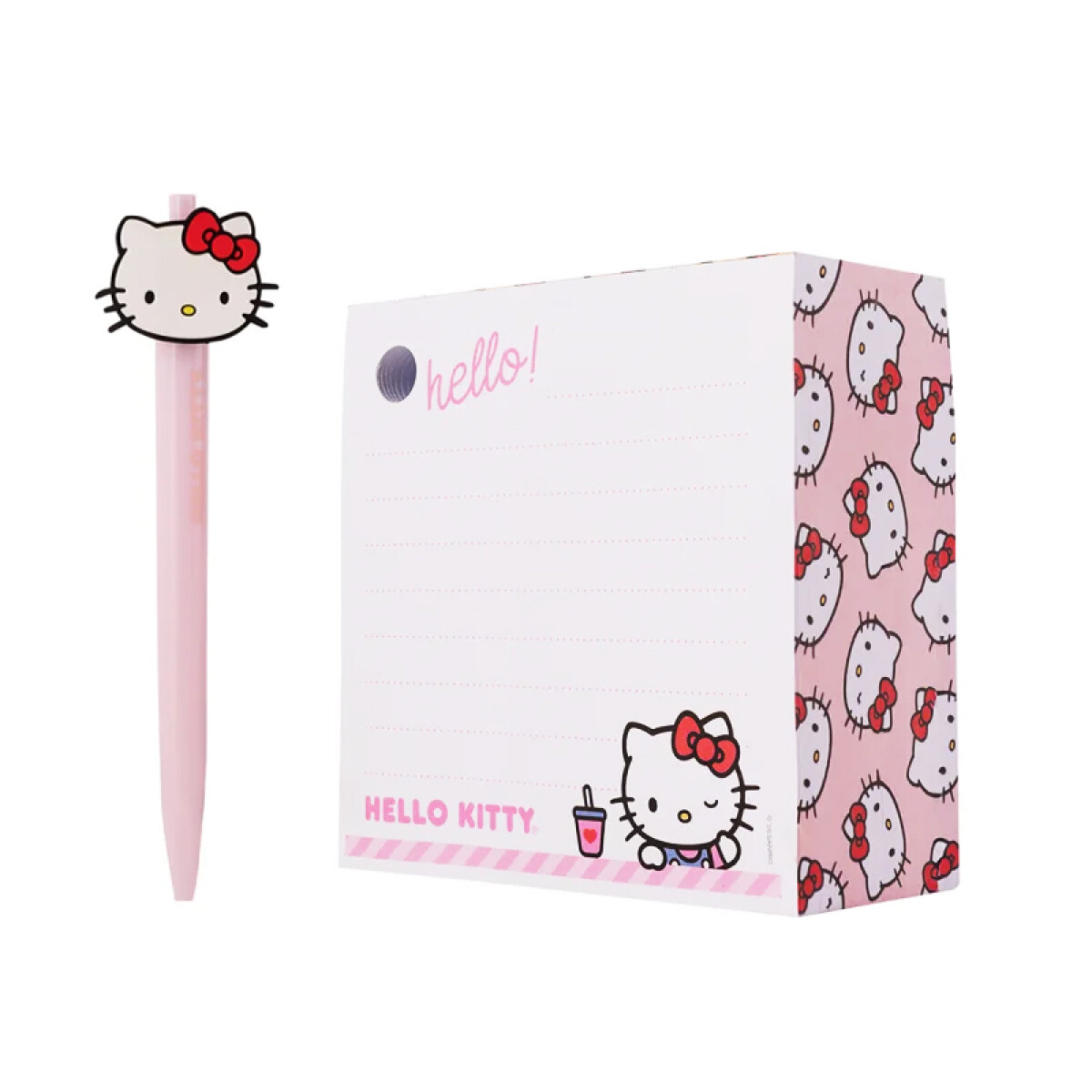 Block de Notas Mooving + Boligrafo Hello Kitty 