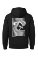 CAMPERA SOUTHBEACH CON ESTAMPA 9090 Negro