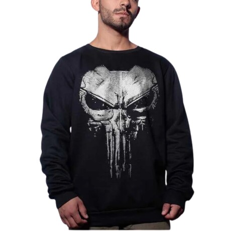 Buzo básico táctico Punisher Skull Negro