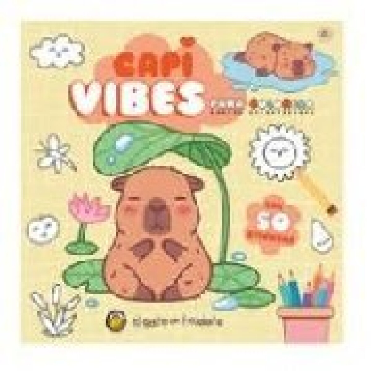 CAPI VIBES PARA COLOREAR 