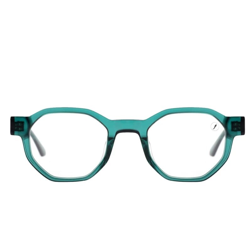 Armazón Geométrico de Lentes de Óptica Chilli Beans Verde Armazón Geométrico de Lentes de Óptica Chilli Beans Verde