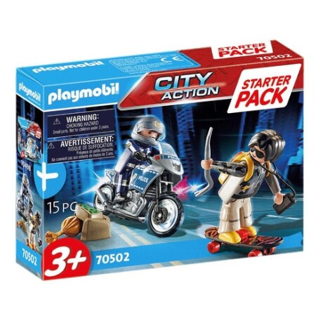 Playmobil Starter Pack Policía 15 piezas Playmobil Starter Pack Policía 15 piezas