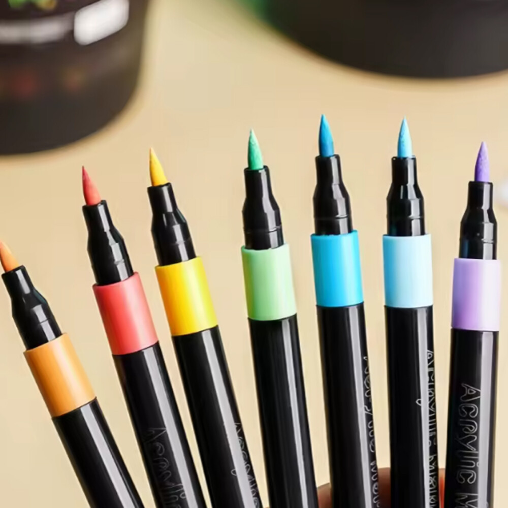 Marcadores En Balde Set De 24 Colores Estuche Redondo Marcadores En Balde Set De 24 Colores Estuche Redondo