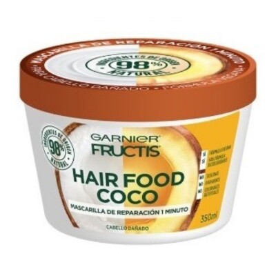 Mascarilla Garnier Fructis Hair Food Coco 350 ML Mascarilla Garnier Fructis Hair Food Coco 350 ML