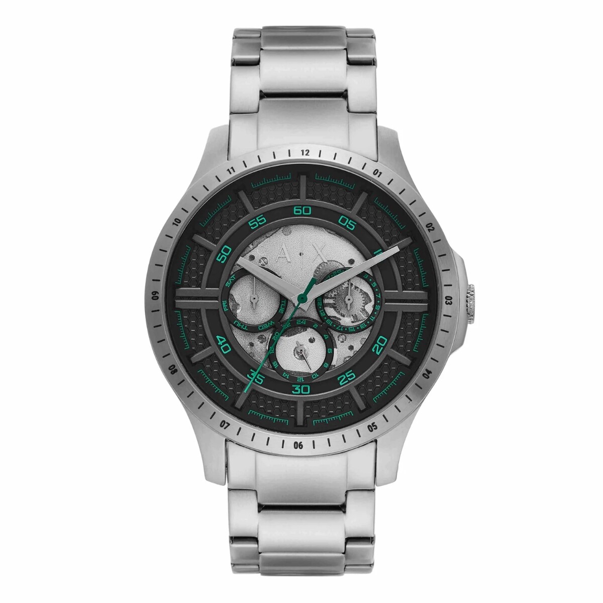 Reloj ARMANI EXCHANGE HAMPTON Acero Plateado Esfera 46mm 