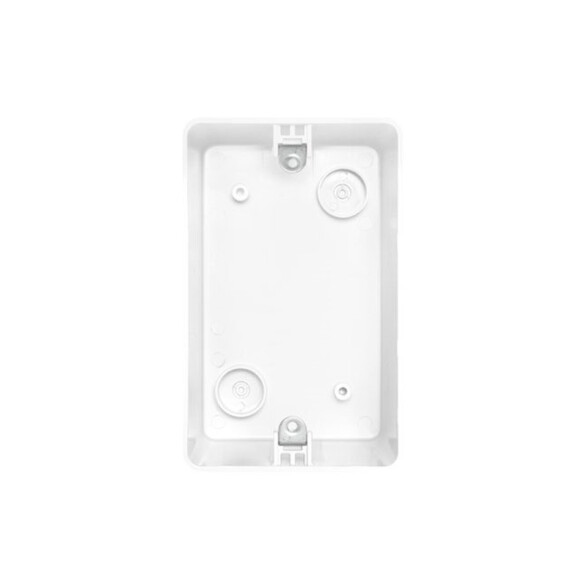 Zócalo exterior porta plaqueta 2x4" blanco - Atenea Plus M48732
