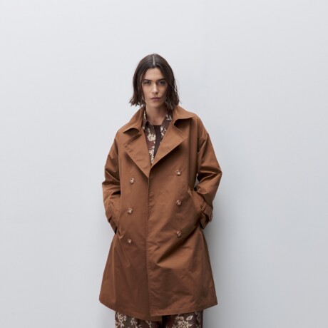 TRENCH ZUNO Chocolate