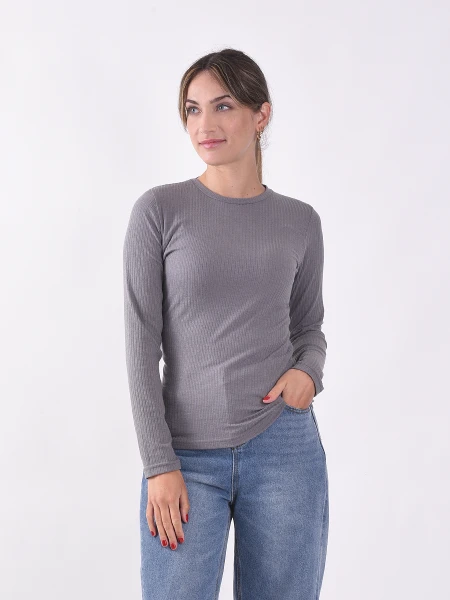 REMERA BASICA MILAN TAUPE