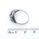 Anillo de platino brillantes, diamantes y zafiros sinteticos. Anillo de platino brillantes, diamantes y zafiros sinteticos.