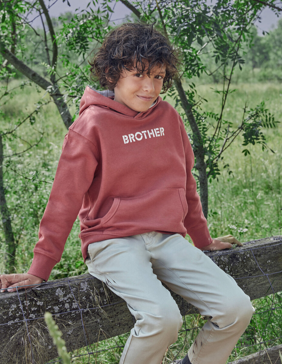 Sudadera Brother - Coral Nuevo 