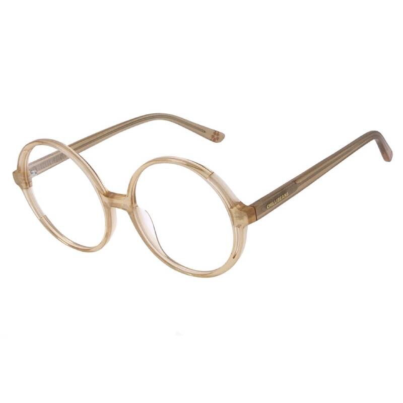 Armazón Chilli Beans Newcastle Beige Brilloso