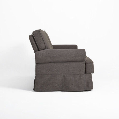 SOFÁ CAMA TELA MARRON HANS CHOC.