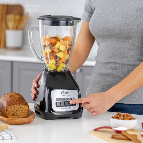 Licuadora Oster 1.5 litros Jarra de Vidrio Negro