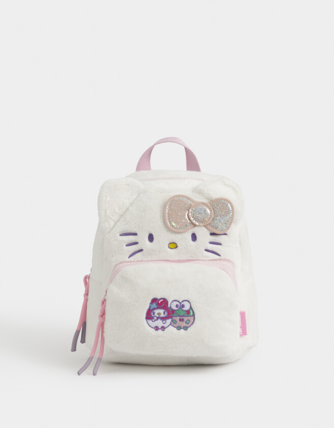 Mochilas y Carteras Infantiles Mochila Peluche "hello Kitty" - Combinacion Multicolor