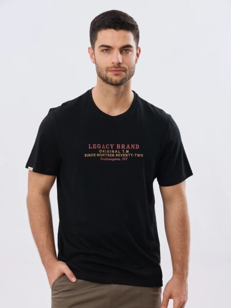 T-SHIRT LEGACY 6158 NEGRO