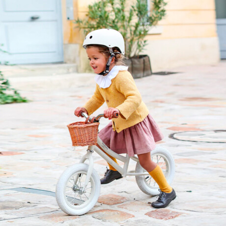 Bicicleta de Equilibrio Baghera con Casco Blanco