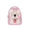 Mochila Infantil Footy Furry Pets Beige Natural - Rosado