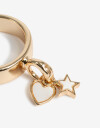 Anillos Chicos Day To Night Anillo Con Charms Day To Night - Dorado