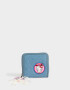 Billetera De denim Billetera Denim Hello Kitty Kawaii - Azul Celeste